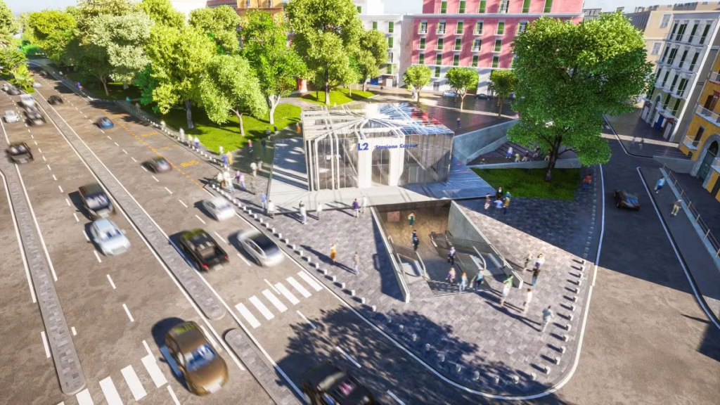 Progetto nuova stazione Piazza Cavour