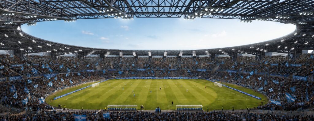 restyling stadio maradona