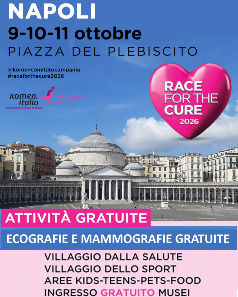 manifesto race for the cure 2026 napoli